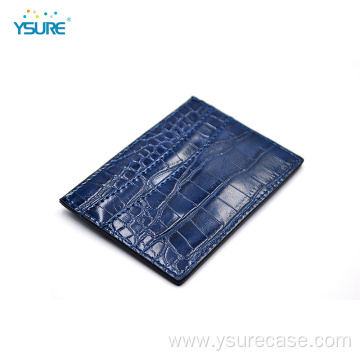 Newest design RFID Crocodile Genuine leather cardhoder